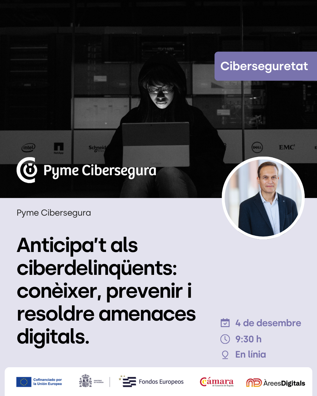 Anticipa't als ciberdelinqüents: conèixer, prevenir i resoldre amenaces digitals.